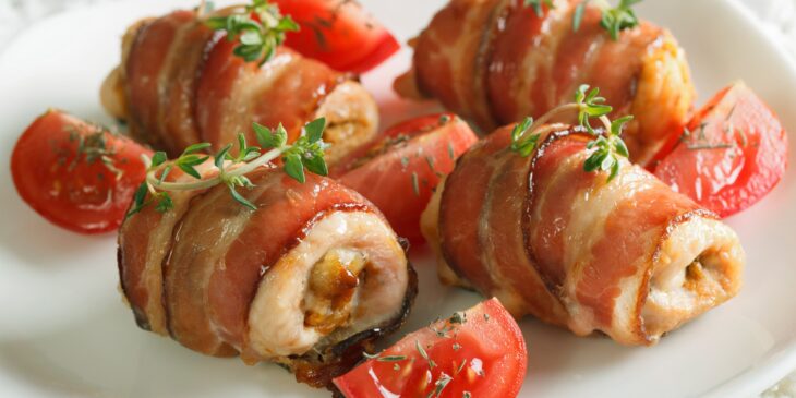 Receita de filé de frango enrolado com bacon: uma tentação sem fim