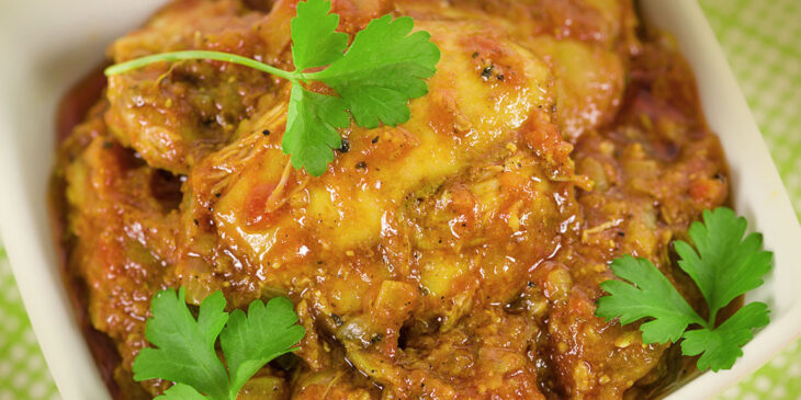 Frango ao curry simples suculento fácil rápido tudo gostoso