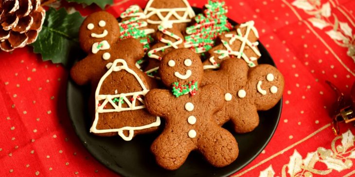 Biscoitos natalinos de gengibre