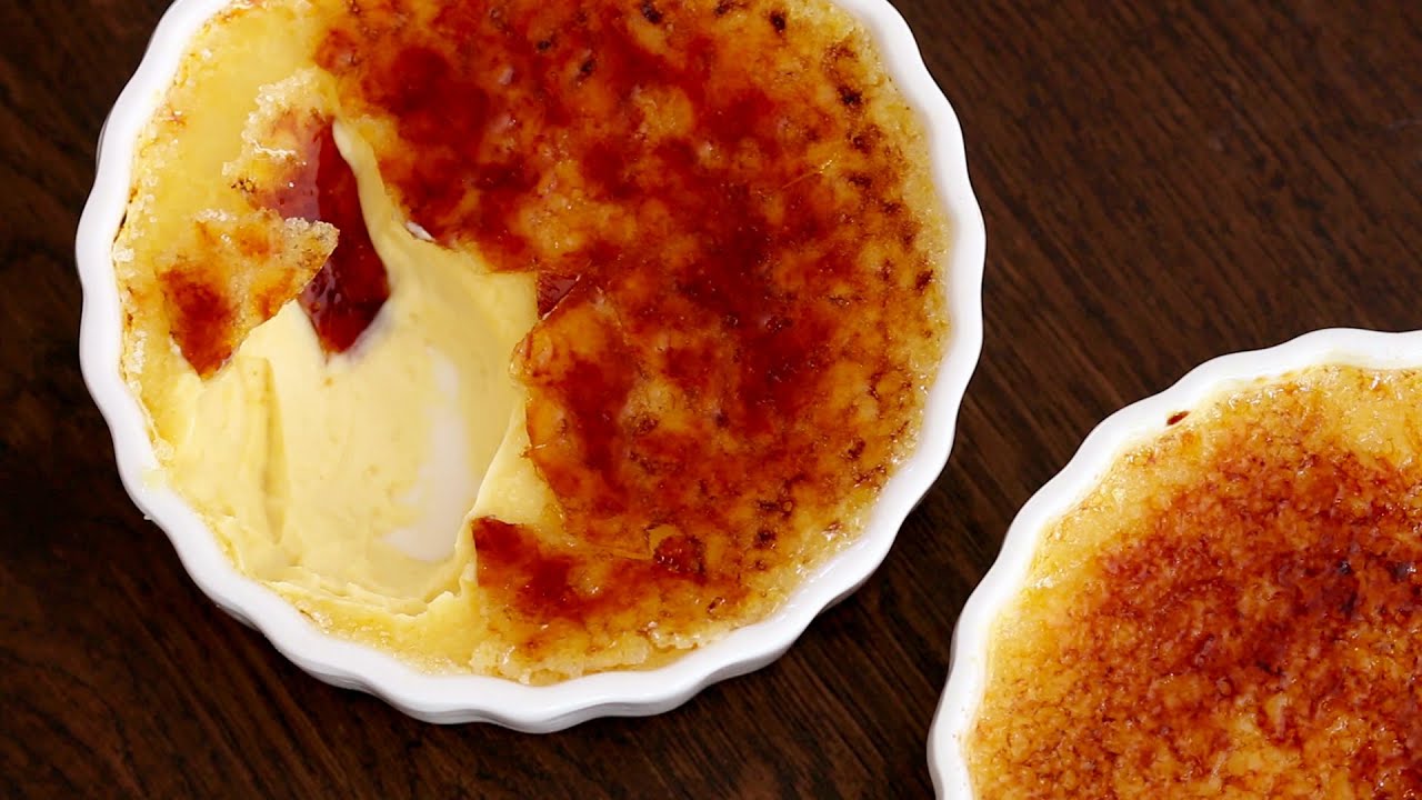 Como fazer crème brûlée? @homecooking