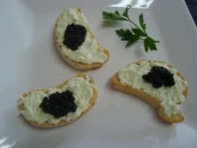 Aperitivos de caviar e cream cheese  tudo gostoso ana maria braga palmirinha