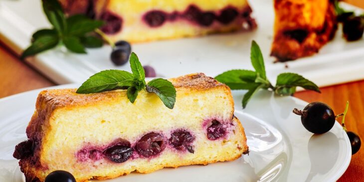 Torta de ricota com blueberry: receita simples e fácil de sobremesa
