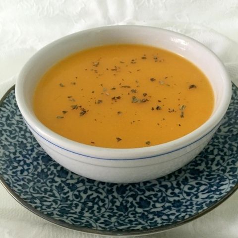 Sopa de cenoura e batata baroa tudo gostoso simples fácil