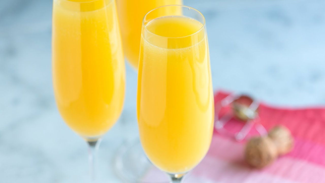 Como fazer drink mimosa com laranja?