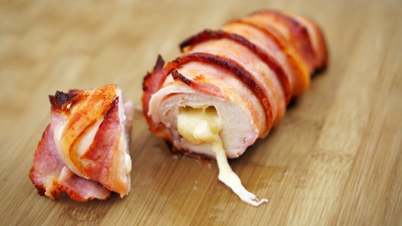 Como fazer filé de frango com bacon?