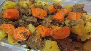 @cozinhadoceetalento preparou esta maravilhosa carne com cenoura e batata