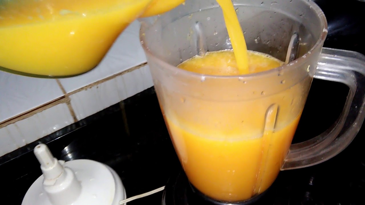 @arquivoexe preparou esse suco com laranja no liquidificador