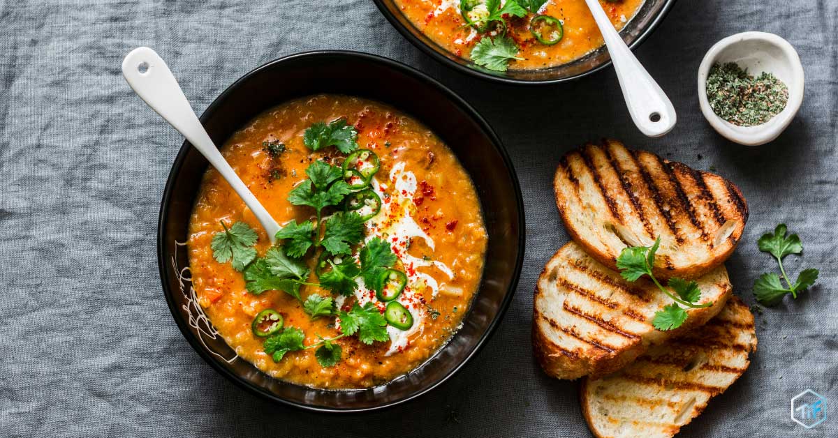 Como fazer lentilha com curry?