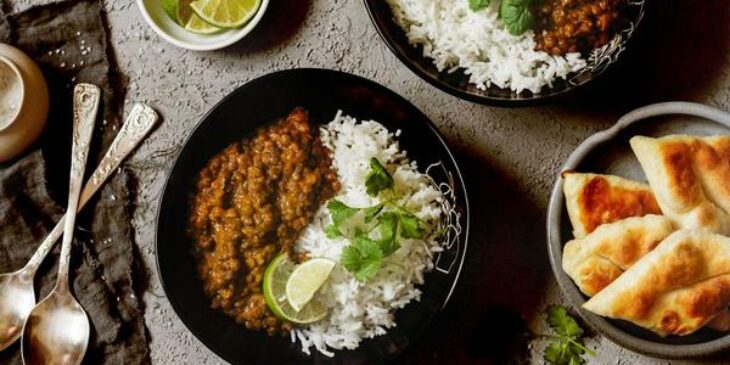 Receita de lentilha com curry perfeita para uma alimentação saudável