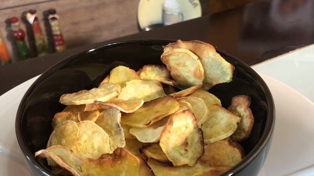Como fazer  chips de pera na airfryer?