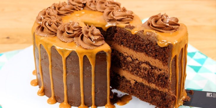 bolo de caramelo salgado @cakepedia