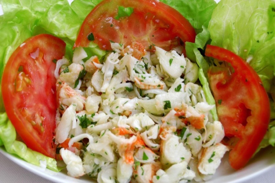 Salada de lagosta fácil com palmito @claudia