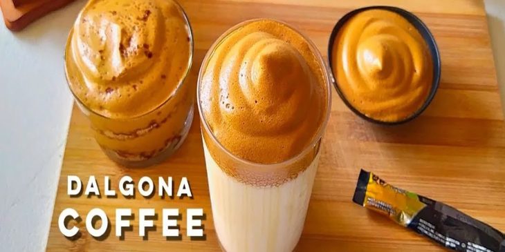 Receita de café dalgona super fácil para você amar @youtube