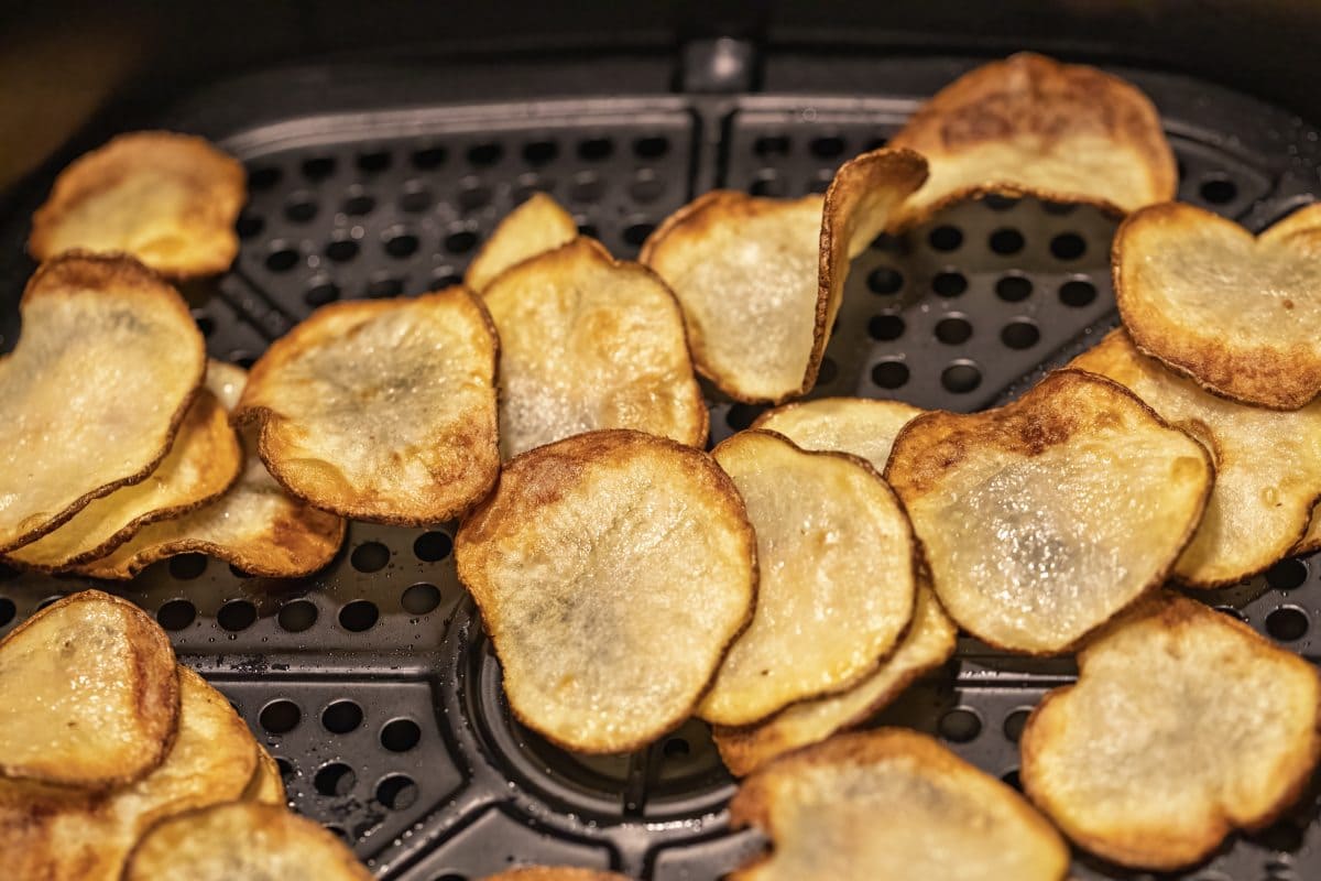 Chips de mandioquinha na airfryer fácil crocante @reviewairfryer