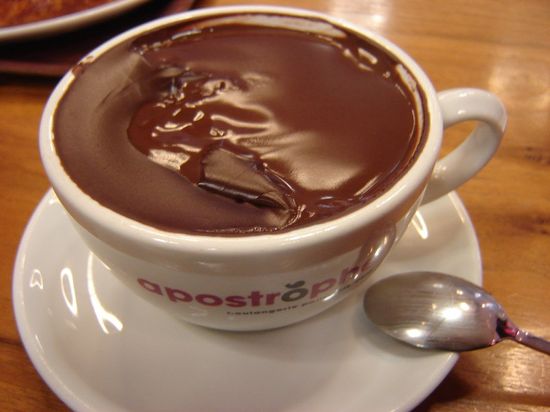 chocolate quente sem maizena @pinterest