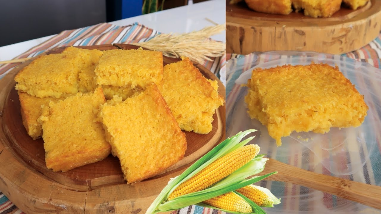 bolo de milho com trigo fácil e simples