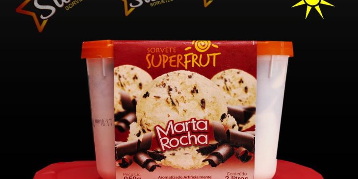 Receita de sorvete Marta Rocha caseiro