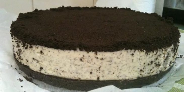 torta de biscoito negresco com cream cheese simples @pinterest