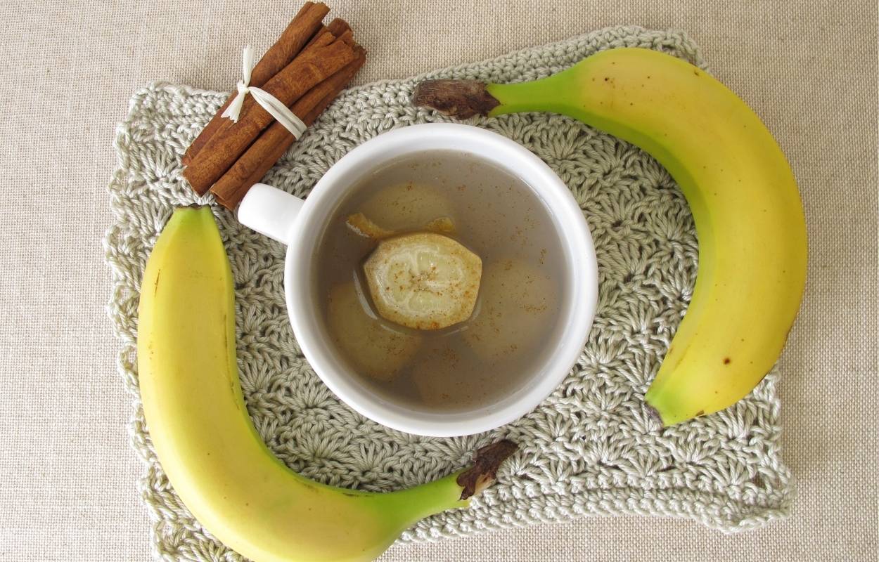  chá de banana fácil 