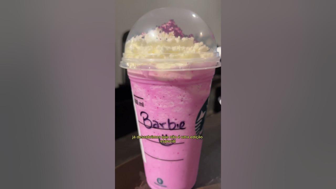 receita frapuccino da Barbie no Starbucks