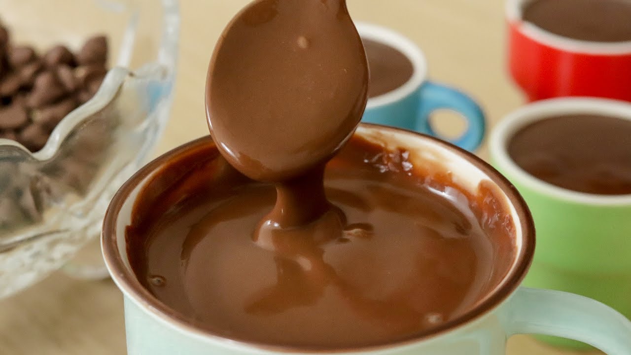receita de chocolate quente cremoso