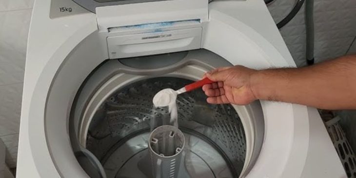 limpe a máquina de lavar