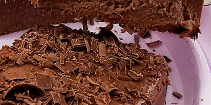 Sobremesa de liquidificador chocolate chocolatura