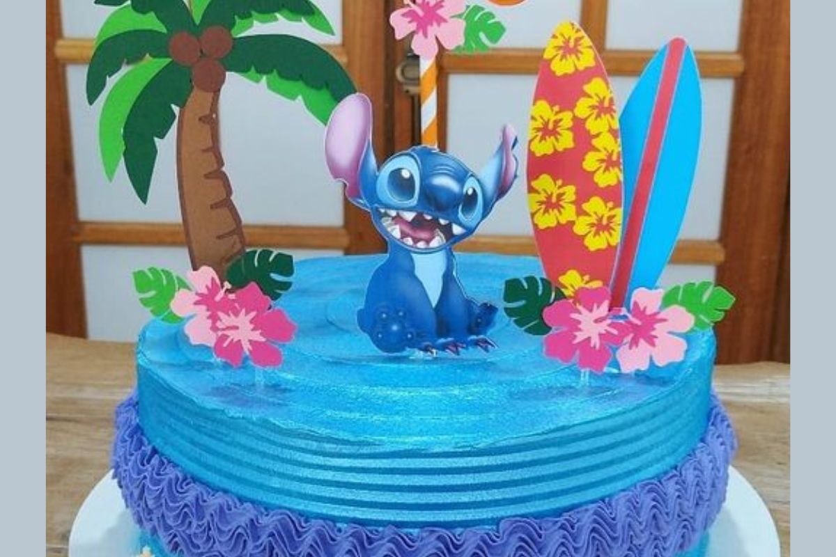 Bolo de stitch: ideias de topo de bolos incríveis para aniversários