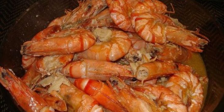 camarão congelado frito simples tudo gostoso