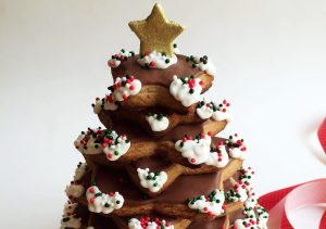 Árvore de Natal de biscoito