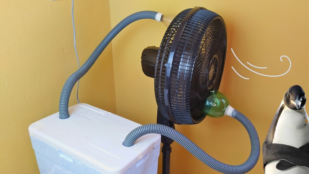 Professor ensina como fazer ventilador se transformar em ar condicionado caseiro