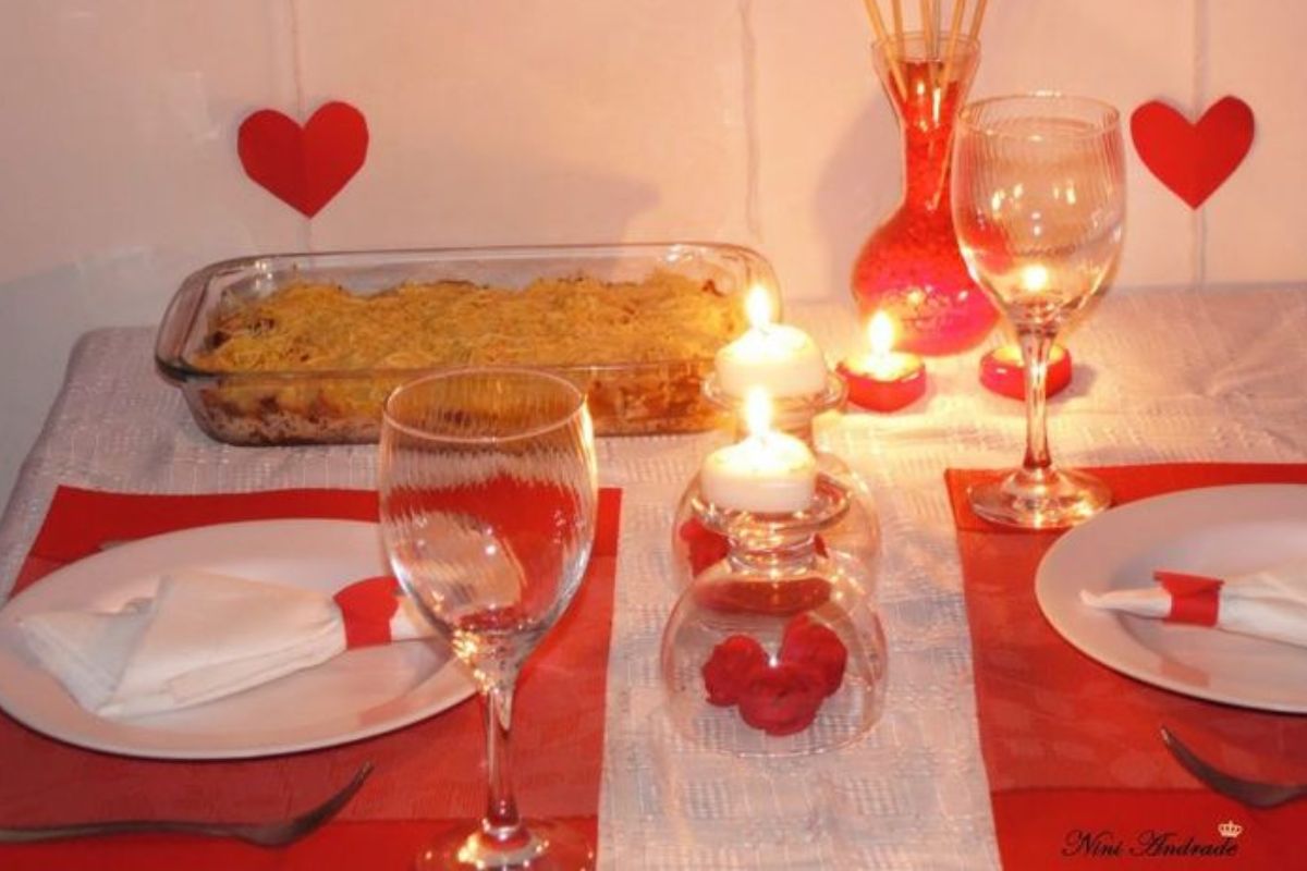 Jantar romântico: como montar, gastar pouco e ficar lindo