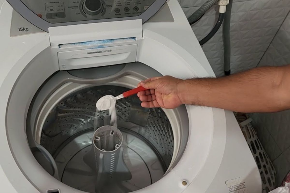 produtos para limpar máquina de lavar