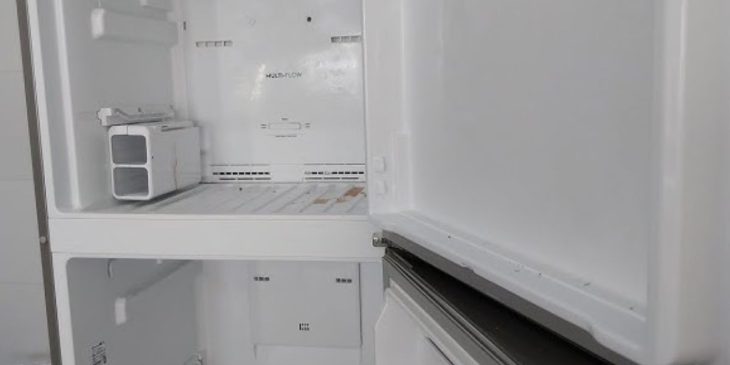 limpar bandejas da geladeira